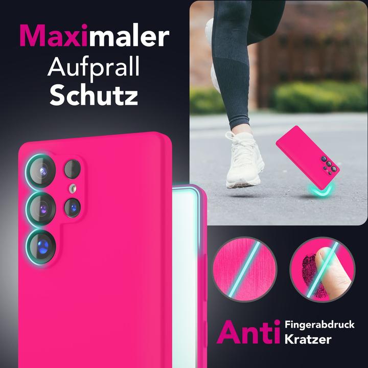 Produktbild Nalia Phoenix - Abwischbare Flüssigsilikon Hülle - Easy Clean Liquid Silicone Cover (Samsung Galaxy S25 Ultra)
