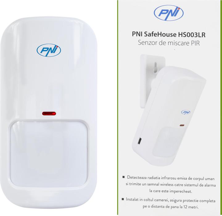 Actual product image PNI Wireless PIR SafeHouse HS003LR motion sensor for wireless alarm systems (80 m)