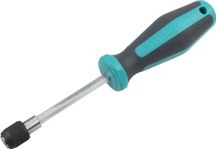 Produktbild wolfcraft 1 Handschraubendreher mit Bitaufn. 197mm (Innensechskant)