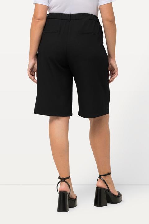 Actual product image Ulla Popken Wide Leg Pleated Bermuda Shorts (50)