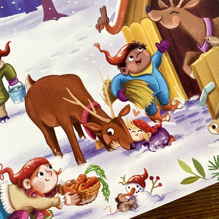 Image du produit Sept petits lutins de Noël (Allemand, Inca Vigh, Susanne Lütje, 2024)