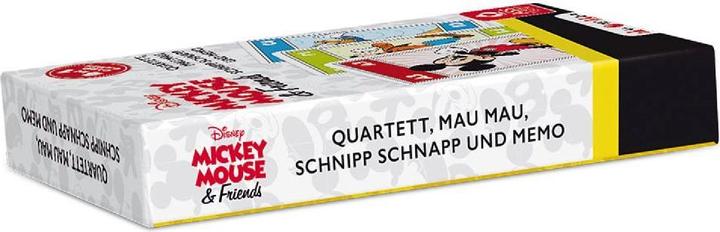Produktbild ASS Altenburg 22501530 - Disney Mickey & Friends: Quartett 4 in 1, für 2-4 Spieler, ab 4 Jahren (Deutsch, 2 - 4 Spieler)