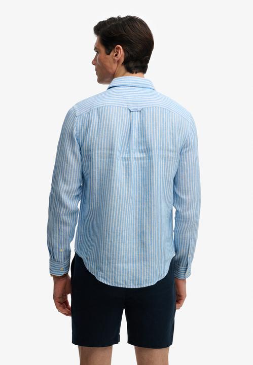 Immagine prodotto Superdry Riviera Leinenhemd mit langen Ärmeln (M)