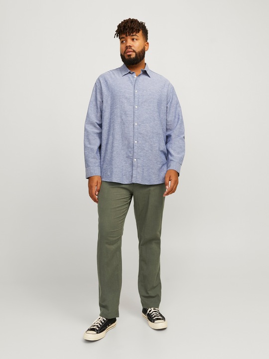 Actual product image Jack & Jones Jpstace Jjsummer Linen Blend Pant Pls (46)