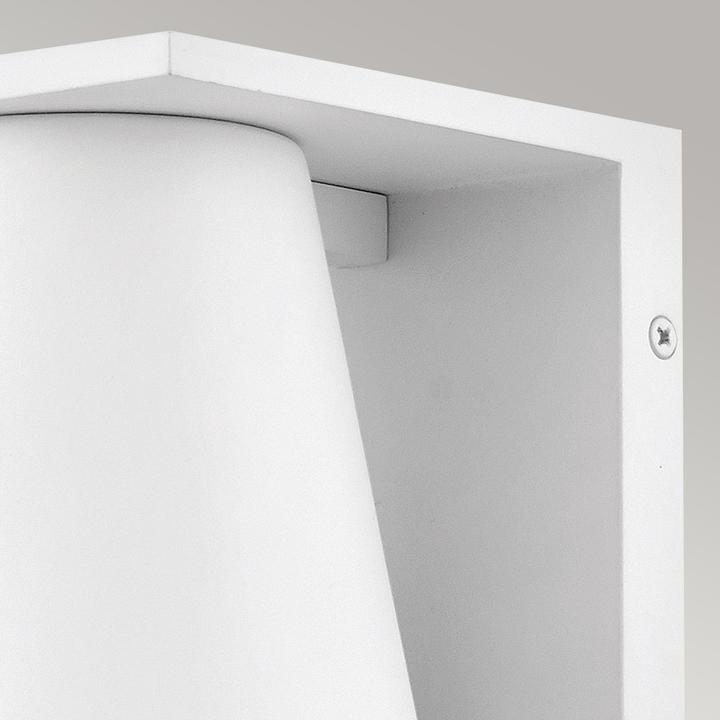 Actual product image Elstead Lighting Elstead HANS Aussen-Wandleuchte GU10 8W Weiss IP44 (GU10, IP44)