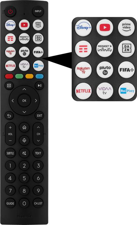 Actual product image Hisense TV 55A6K (55", LED, 4K, 2023)