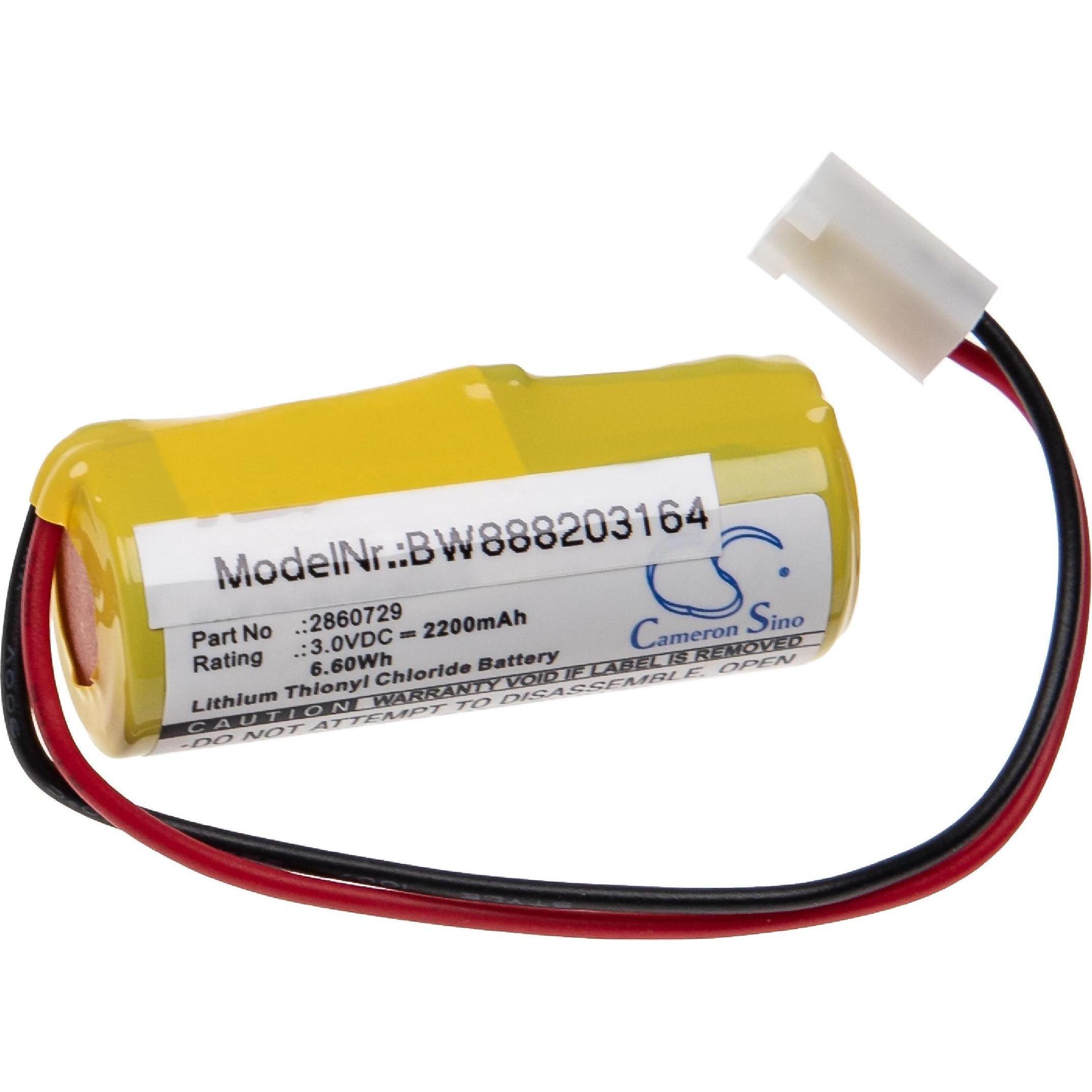 XCell Medizintechnik-Akku als Ersatz für Alaris MedSystem 2860729 - 2200mAh, 3V, Li-SOCl2 (1 Stk., 2200 mAh), Batterien ...