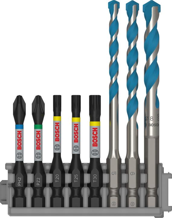 Produktbild Bosch Professional Zubehör Impact Control HEX-9 MultiConstruction / Power BitSet (Schraubschlitz, Sechskant (hexagonal))