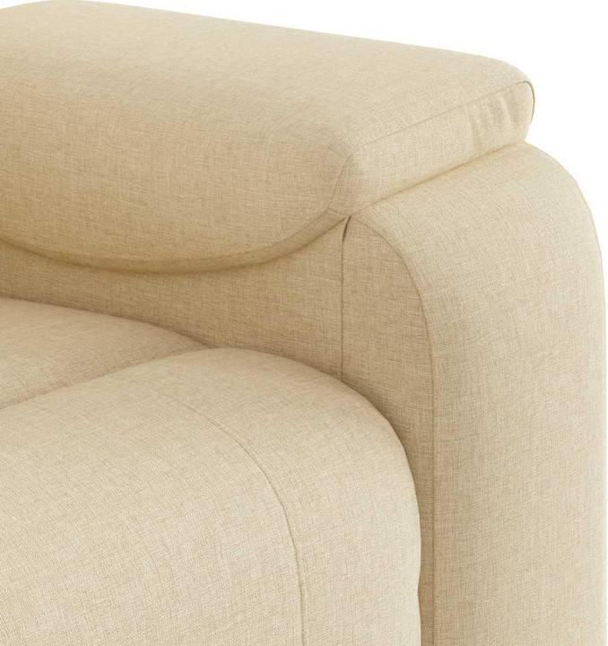 Produktbild VidaXL Massagesessel Creme Stoff Massage TV-Sessel Sessel mit Massagefunktion