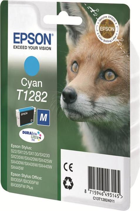 Actual product image Epson T1282 DuraBrite Ultra (C)