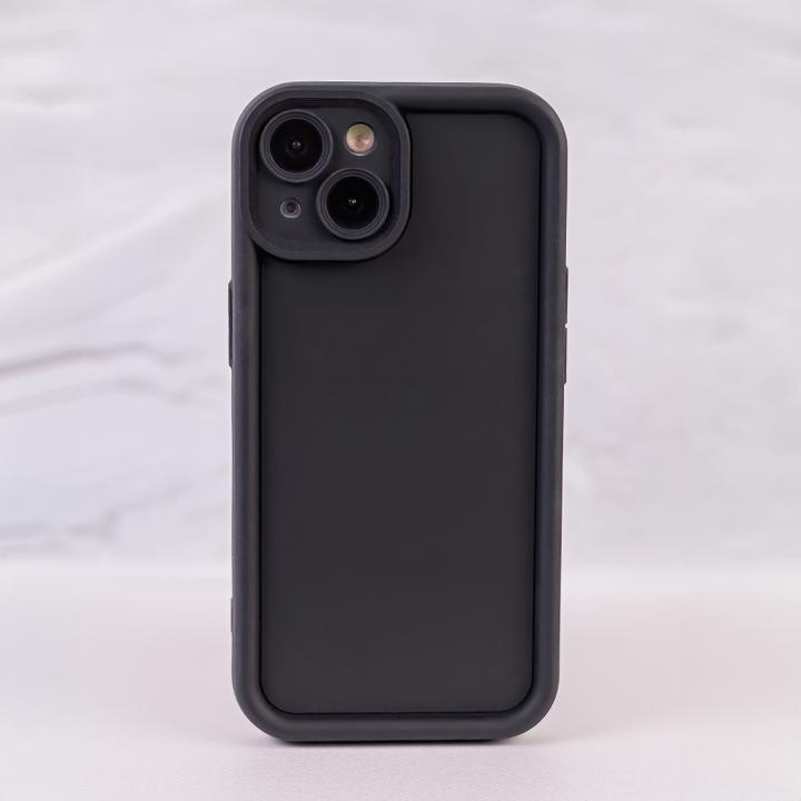 Image du produit OEM Coque TPU Rim pour iPhone 16 Plus 6,7" noir (Apple iPhone 16 Plus)