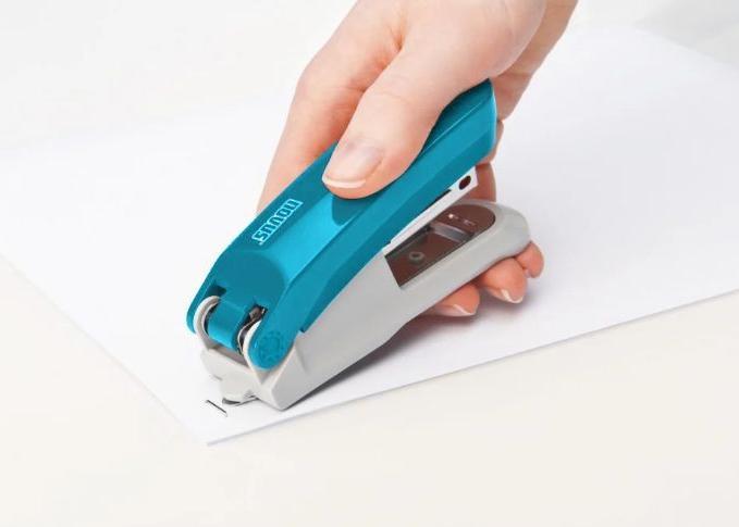 Actual product image Novus Punch and stapler set petrol (15 Sheets)