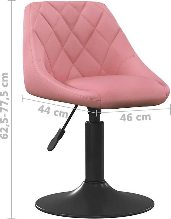Actual product image vidaXL drehbarer Esszimmerstuhl