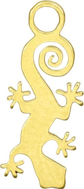 Image du produit Star Piercing Anhänger vergoldet Echse (sans laiton, Acier chirurgical 316L)