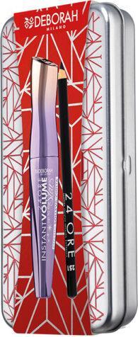 Produktbild Deborah Milano Milano Gift Set for Women Tin Eyes including Mascara Instant Volume Up to the Stars and Pencil 24 Ho