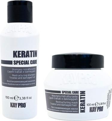 Actual product image Kay Color Kay Pro Special Care Mini Keratin Shampoo and Keratin Mask Kit 200ml (200 ml, Liquid shampoo)