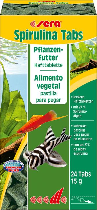 Immagine prodotto Sera Spirulina Premium 24 compresse (Pesce ornamentale, 24 ml)