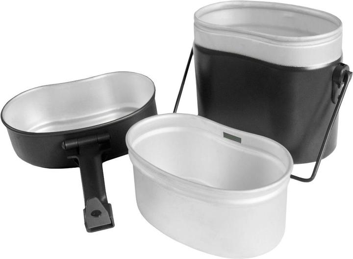 Actual product image Normani BW Camping Crockery Set Cookware and BW Cutlery