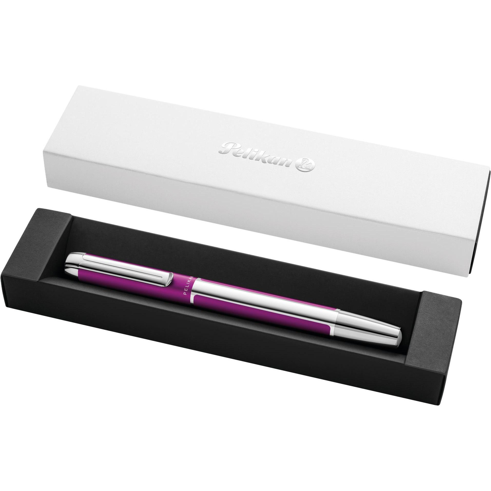 Pelikan, Schreibstifte, Pura Füllhalter Violett Feder M in Geschenketui (Violett, 1 x)