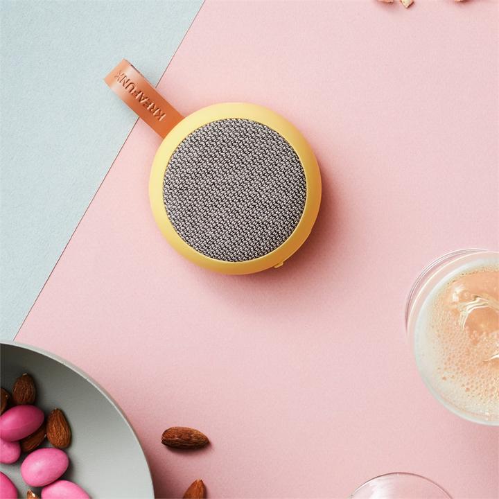 Actual product image Kreafunk aGO II FABRIC - Soft Yellow (10 h)