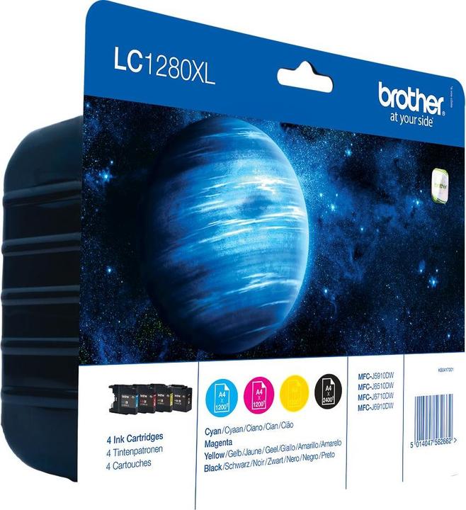 Produktbild Brother LC-1280XLVALBP Value Pack (M, C, Y, BK)