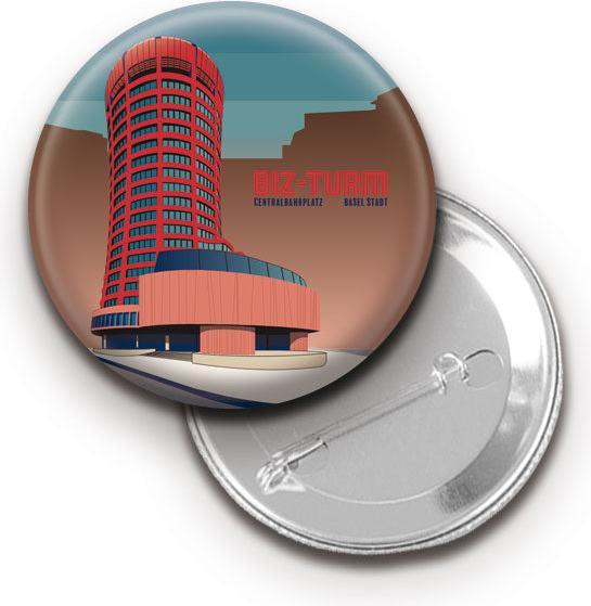 Image du produit S.wert Design Button Basel BIZ Turm