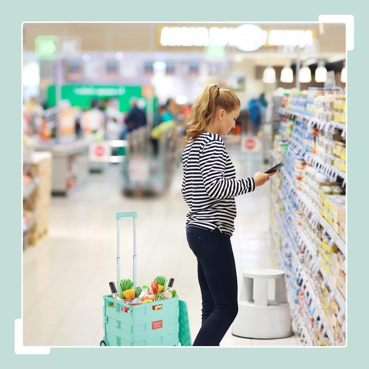 Actual product image Relaxdays shopping cart