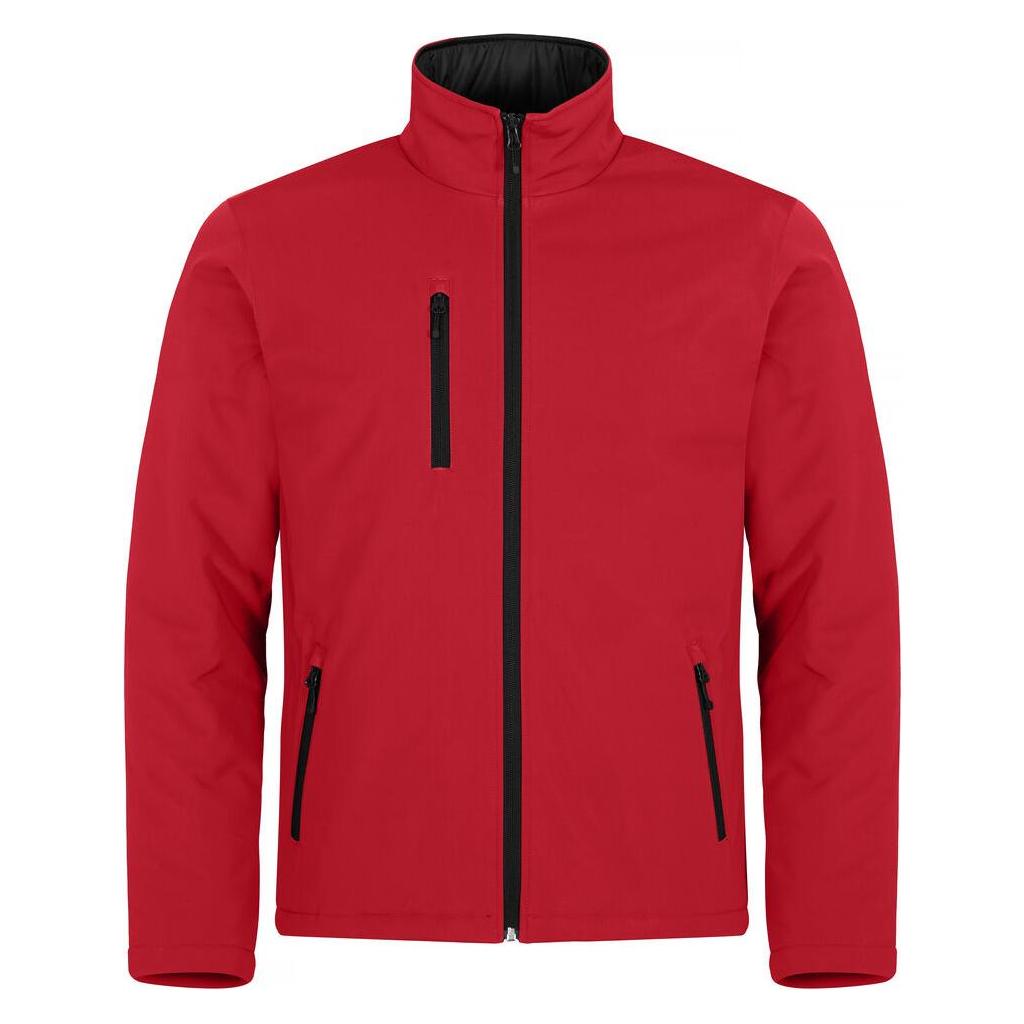 Clique, Herren, Outdoorjacken, Padded Softshell Jacket (3XL), Rot, 3XL