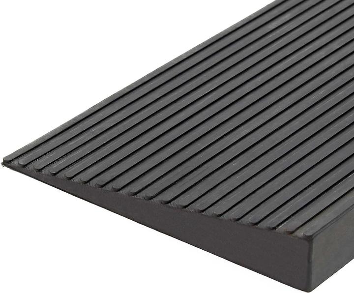 Actual product image Wiltec Threshold Ramp 25x150x900mm, Non-Slip Solid Rubber for Wheelchairs, Walking Frames, etc.