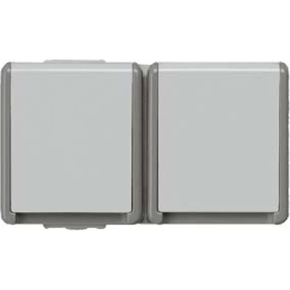 Siemens, Steckdose, Steckdose 1f gr glz DELTAfläche AP m.BS 5UB4725