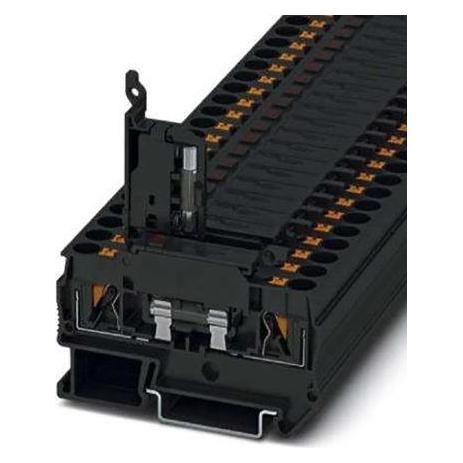 Phoenix Contact Nero Ptc 4-Hesiled 24 (5X20) 3270203 Terminale Passante Per Fusibili 0,20 Mm² 4 Mm² 50 Pz., Cavo + Spina Elettrica,