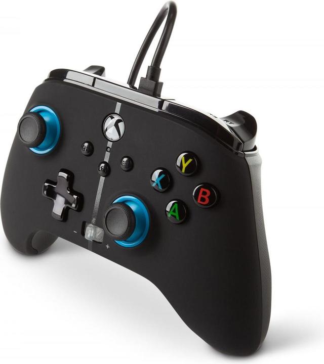 Image du produit PowerA Controller Wired Blue Hint (Xbox One / Series X / PC) (Xbox One X, Xbox One S, Xbox Series S, Xbox Series X)