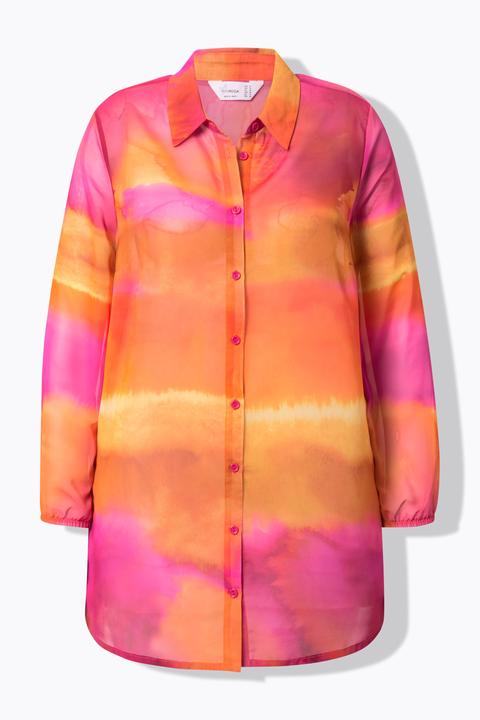 Immagine prodotto Miamoda Bluse, A-Linie, Chiffon, Punkte/floral (52)