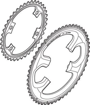 Productafbeelding Shimano Extérieur DURA-ACE 9050 Compact (50)