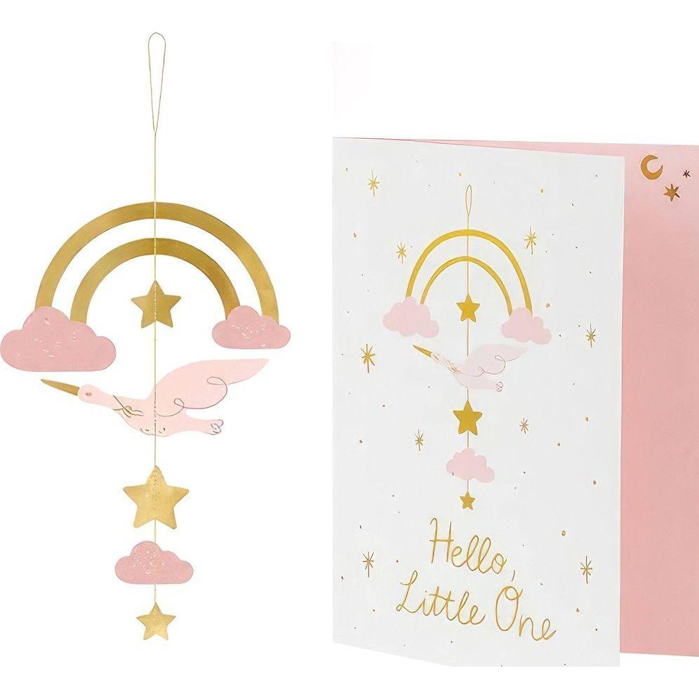 Sombo Grusskarte mit Anhänger Wal