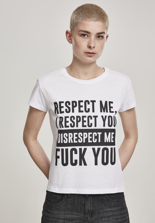 Produktbild Merchcode Ladies Respect Me Tee (XS)