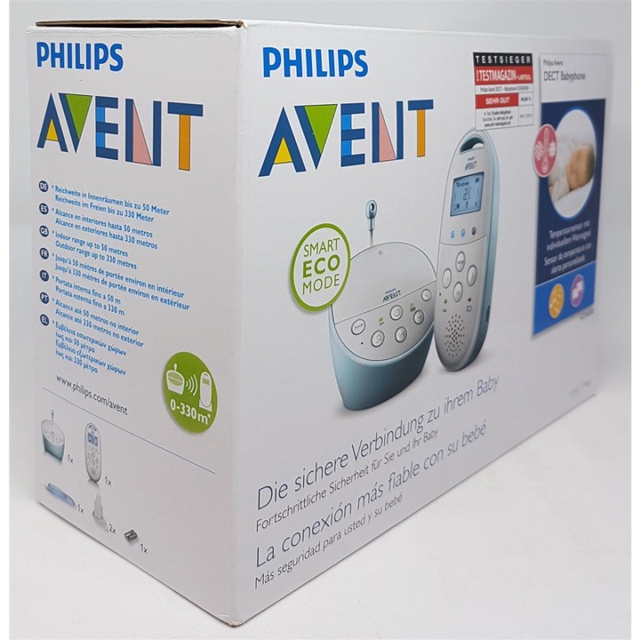 Immagine prodotto Philips Avent Dect SCD560/00 (Audio del baby monitor, 330 m)