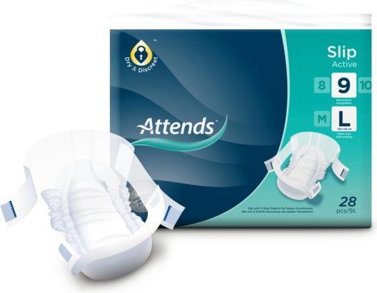 Produktbild Attends Slip 9 Active large (28 x, Large)