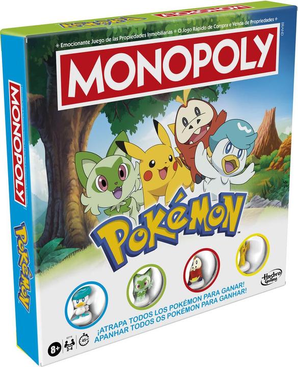 Produktbild Hasbro Spanisches Monopoly Pokemon Brettspiel (Spanisch, 2 - 8 Spieler)