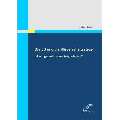 Die EU und die Körperschaftssteuer, Fachbücher
