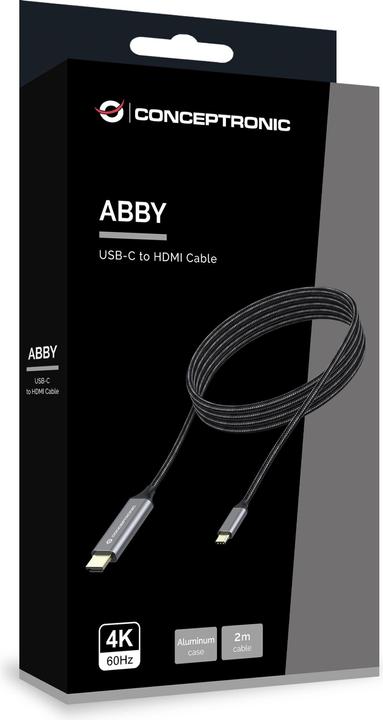 Actual product image Conceptronic HDMI - USB Type-C (2 m, HDMI, USB Type C)