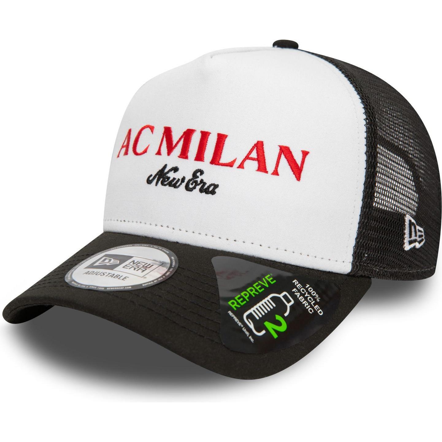 New Era, Herren, Cap, Aframe Trucker Ac Mailand, Weiss, (One Size)