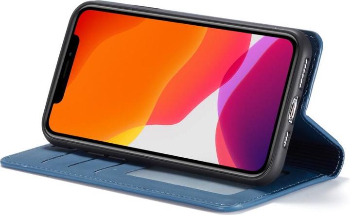 Produktbild Cover-Discount iPhone 11 Pro Max - Vintage Flip Case in Wildleder Optik blau (Apple iPhone 11 Pro Max)