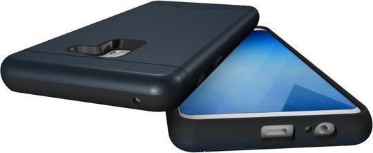 Actual product image MU Classic Hard and soft plastic cover with kickstand (Samsung Galaxy A8 (2018))