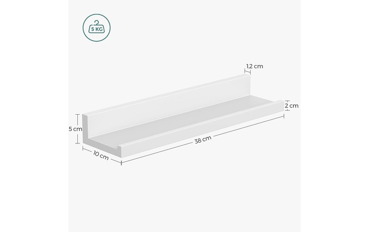 Immagine prodotto Songmics Wally X (38 x 10 x 5 cm)