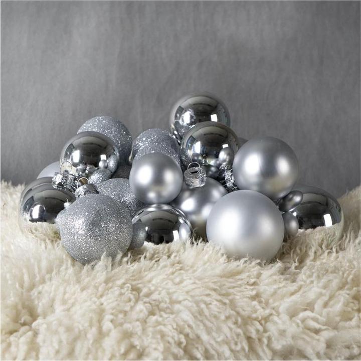 Image du produit Fs-Star Boules de Noël 34 pièces argent (34 -pièce)