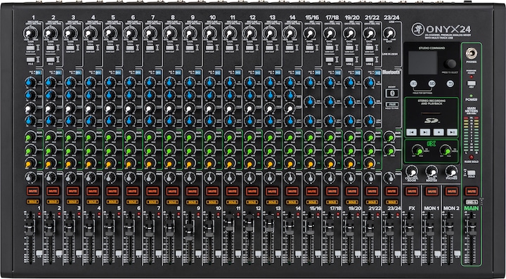Actual product image Mackie Mixer ONYX24 24-channel (Studio- and Livemixer)