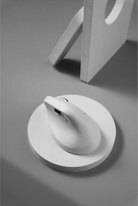 Actual product image Keychron M5 Wireless Mouse, white (Cable, Wireless)