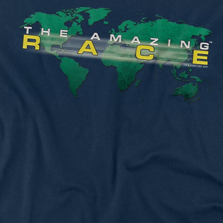 Actual product image The Amazing Race Mens Around the World T-Shirt (XXL)