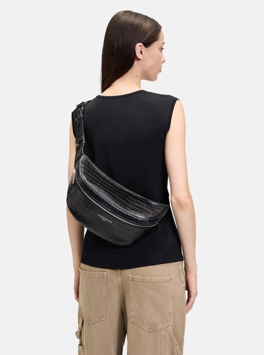 Actual product image Liebeskind Berlin Chudy New Croco Black Belt Bag
